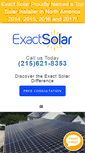 Mobile Screenshot of exactsolar.com